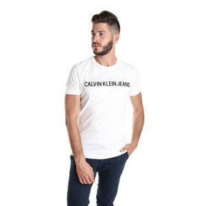Calvin Klein pánské bílé tričko Core - M (112)